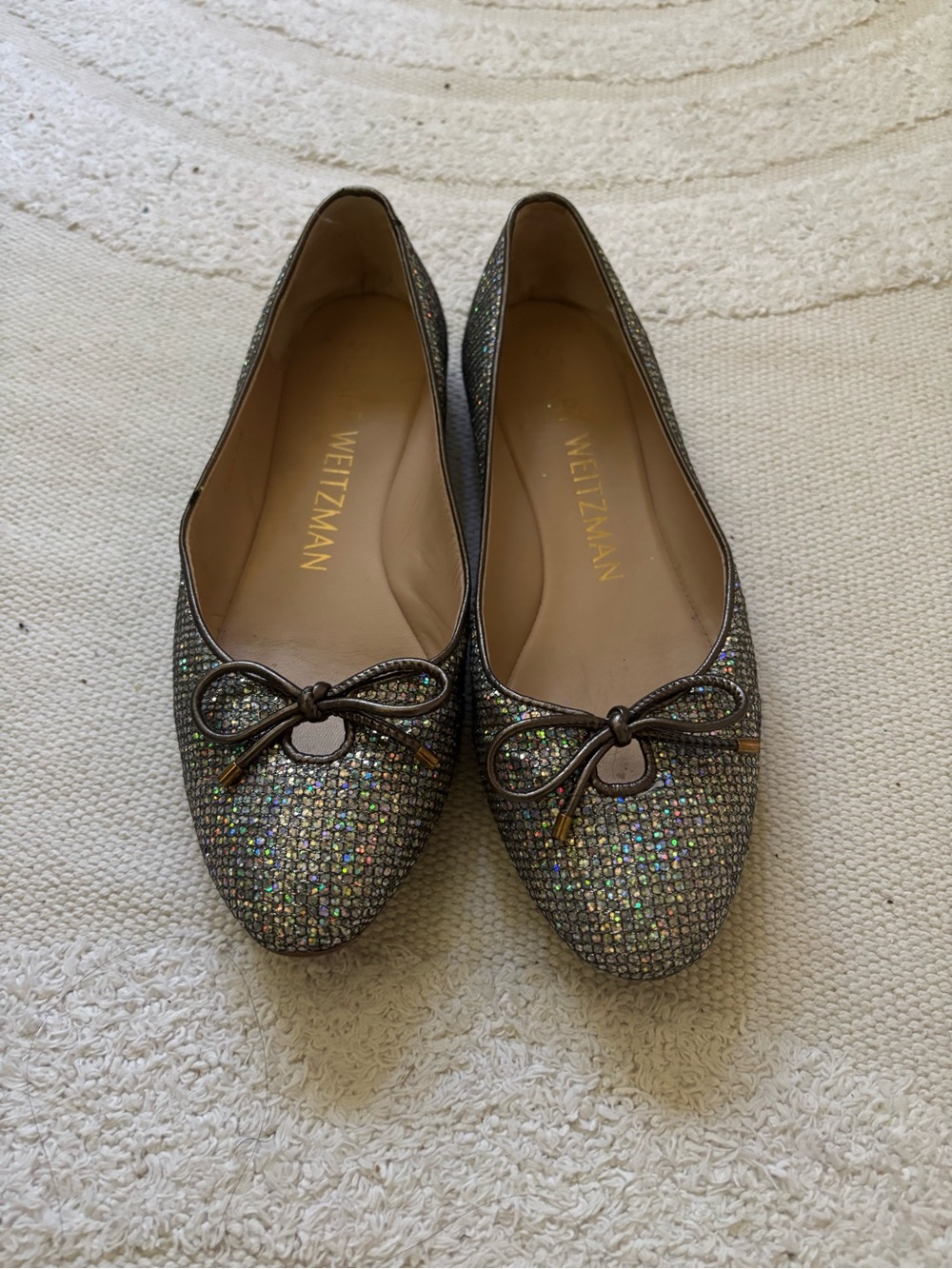 Stuart Weitzman Gabby disco Ballet Flats